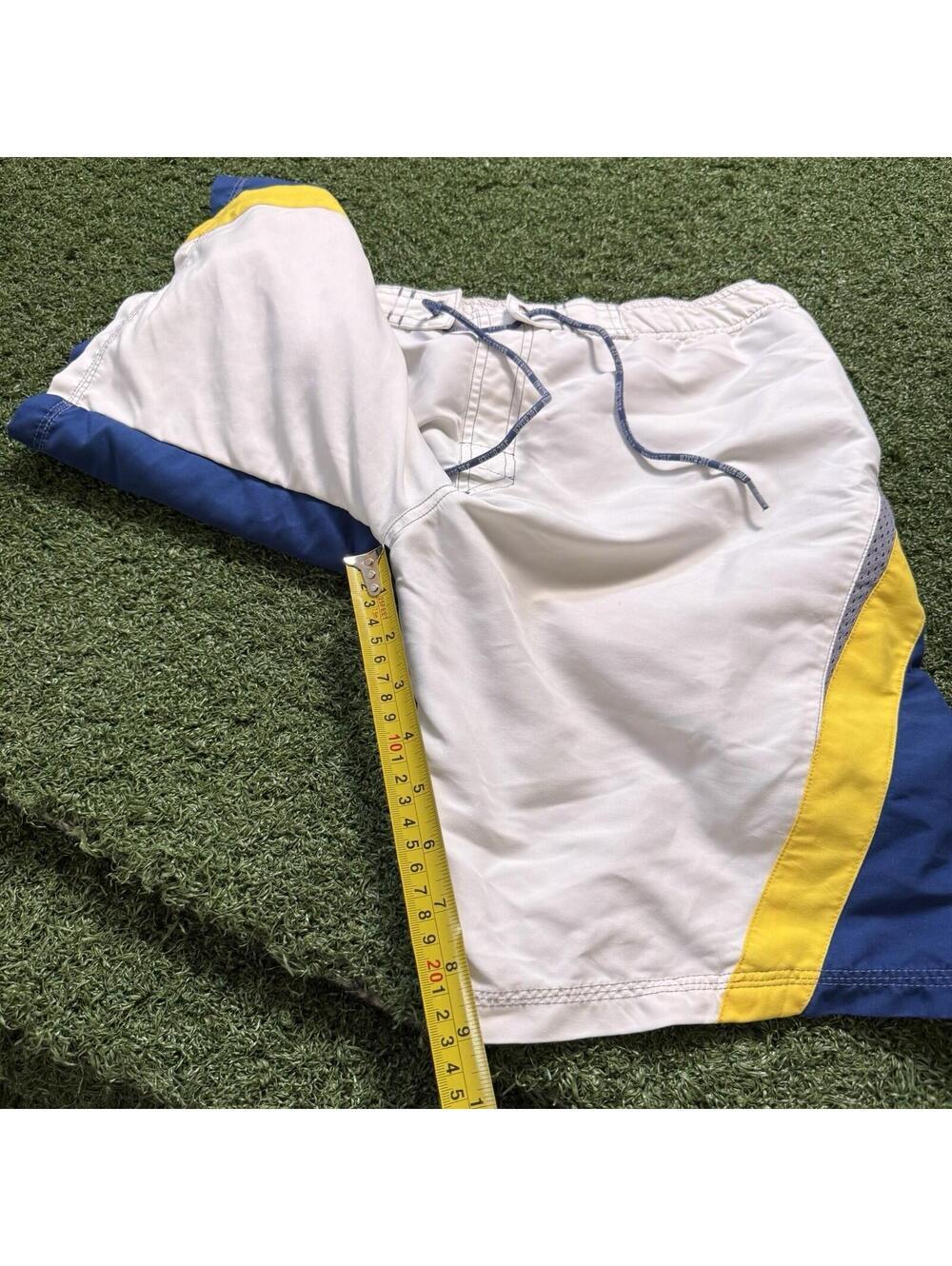 Vinatge Joe Boxer Swim Trunks Men Size S Mesh Lined Graffiti Y2K Beach Summer - Picture 5 of 9